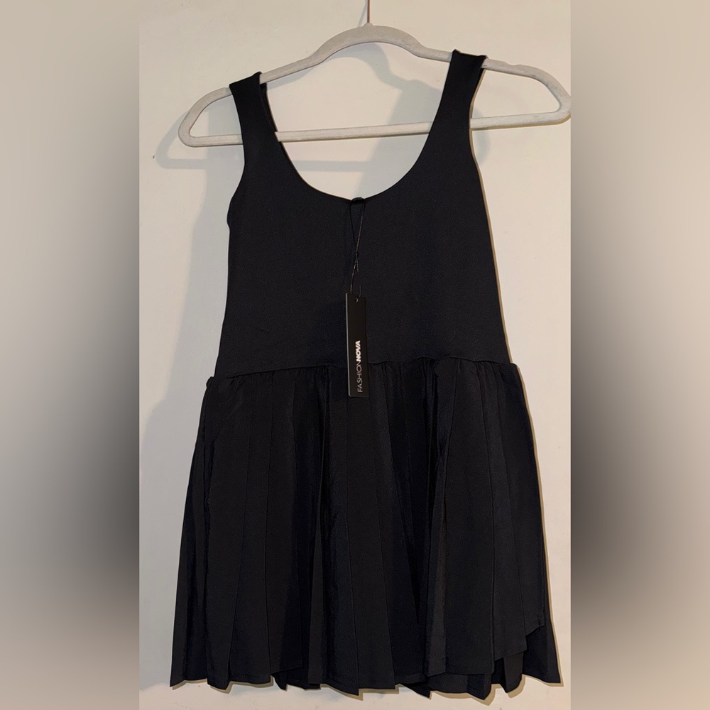 Fashion Nova | Serve It Tennis Pleated Mini Dress